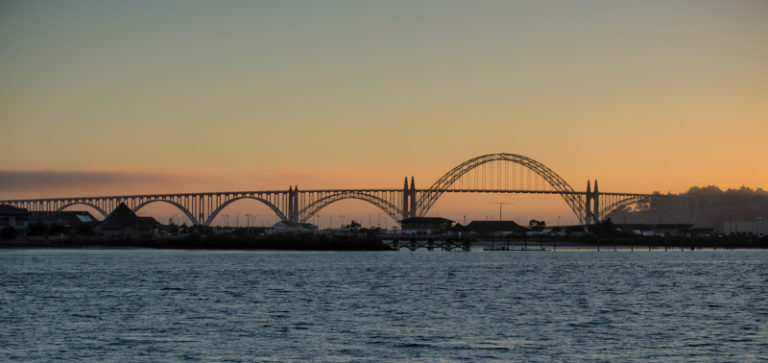 The Newport Bay Bridge