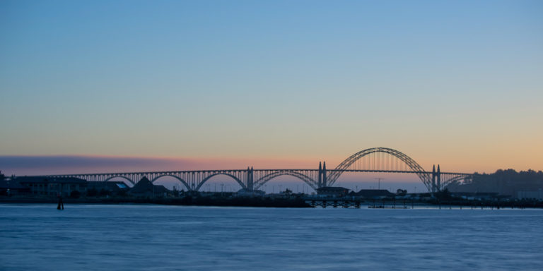 The Newport Bay Bridge