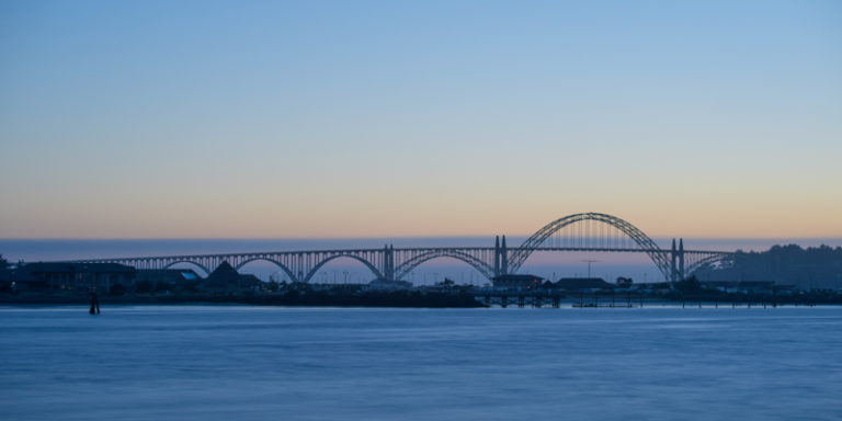 The Newport Bay Bridge