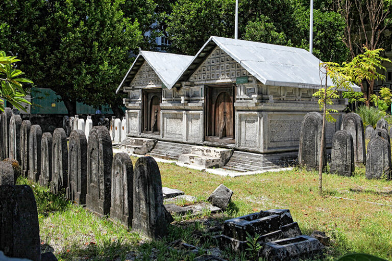 Friedhof der Old Friday Moschee Hukuru Miskiiy Male